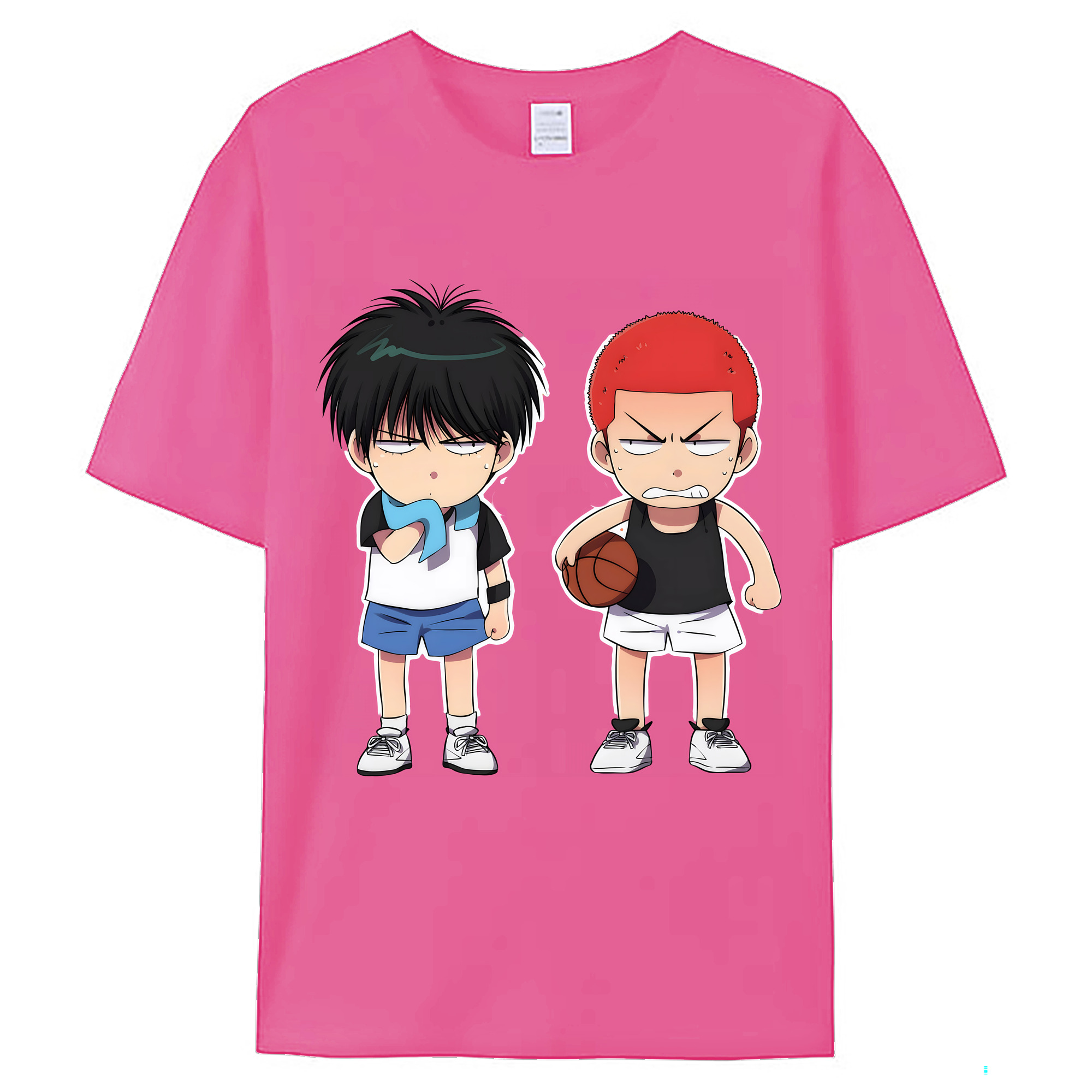 （画像用） SLAM DUNK／スラムダンク レディースカジュアルプリントTシャツ（綿100％）